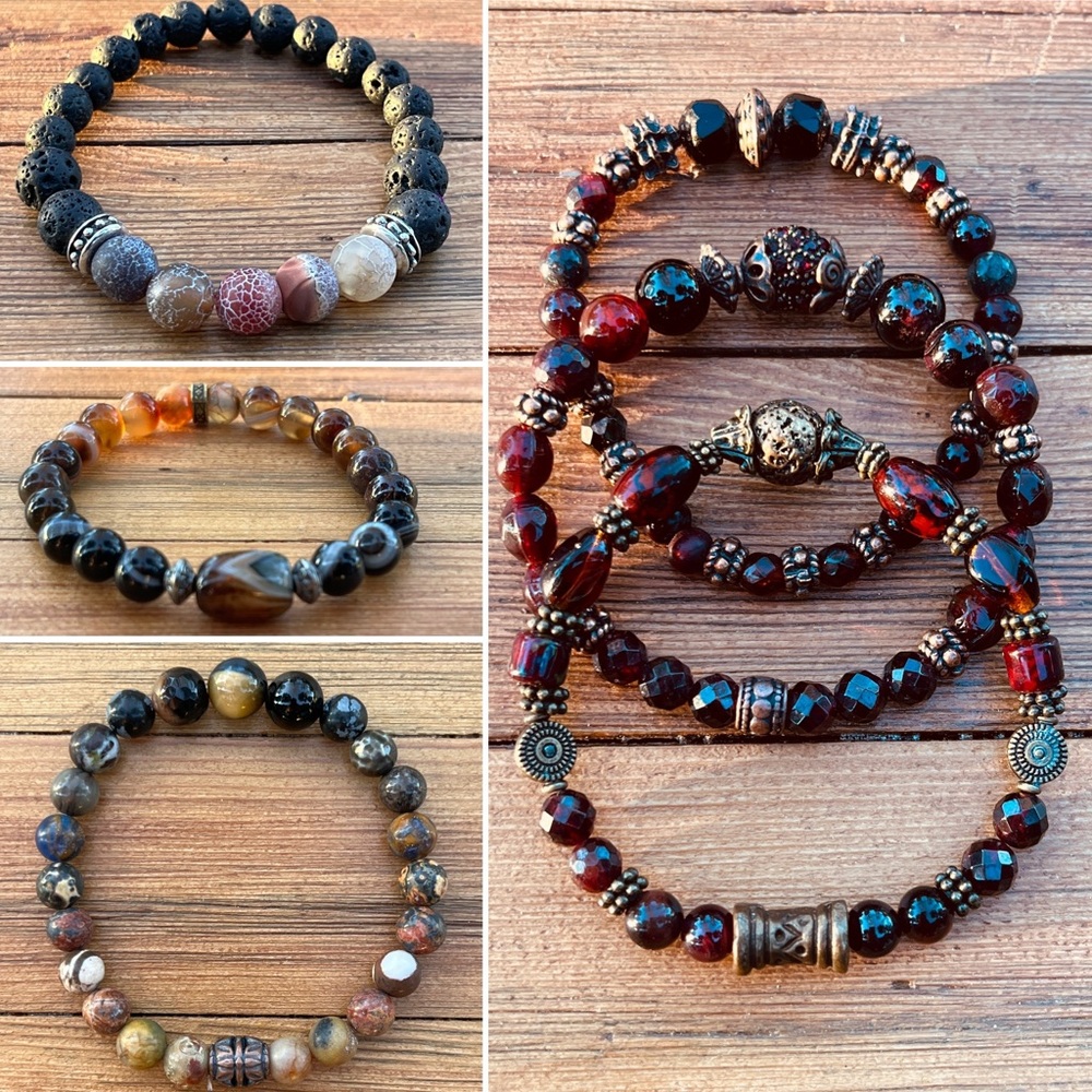 Gemstone Beaded Bracelets